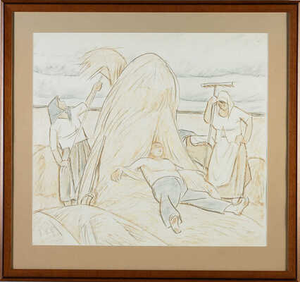 Сойфертис Леонид Владимирович. Уборка сена